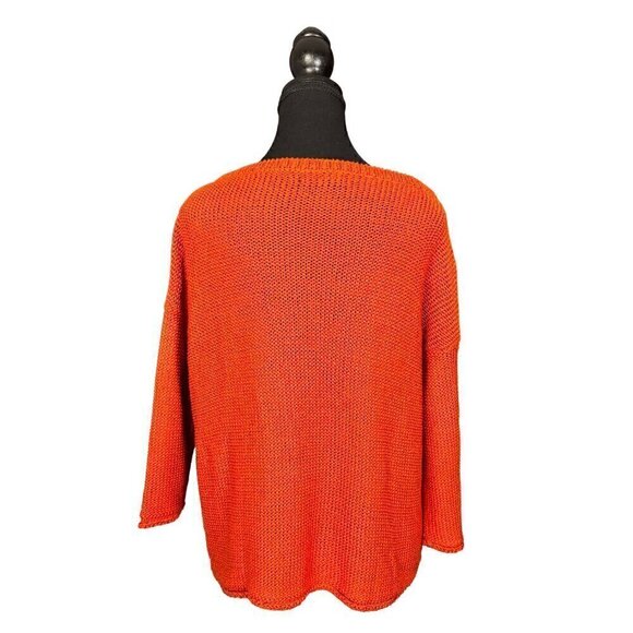Lauren Ralph Lauren Knit Top in Orange, Size Small - Picture 4 of 4